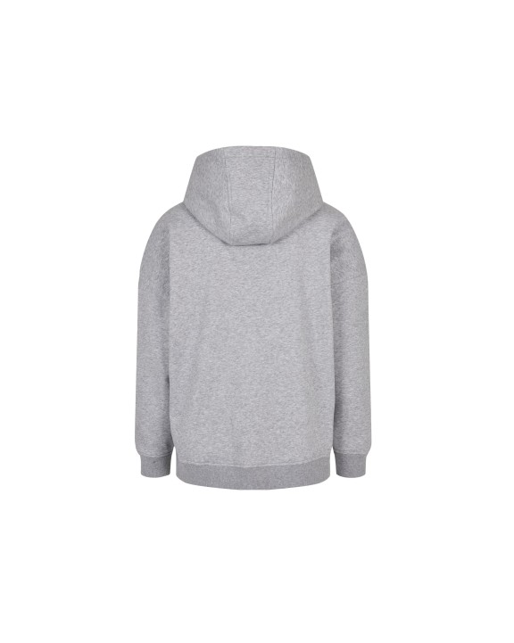 Sweater BUILD YOUR BRAND OVERSIZED CUT ON SLEEVE HOODY voor bedrukking &amp; borduring