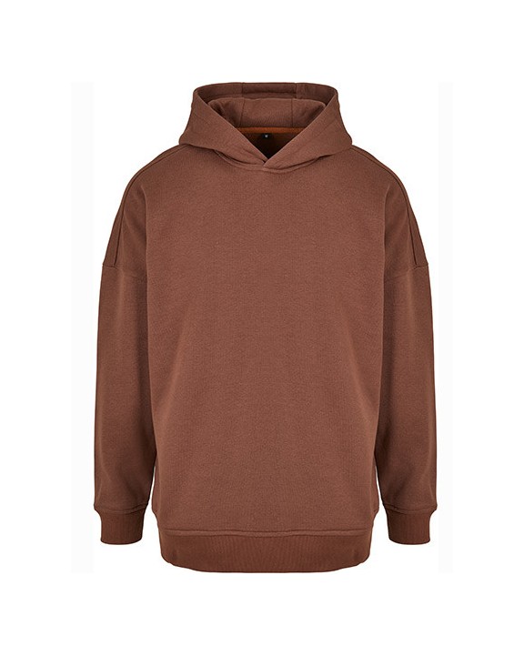 Sweater BUILD YOUR BRAND OVERSIZED CUT ON SLEEVE HOODY voor bedrukking &amp; borduring