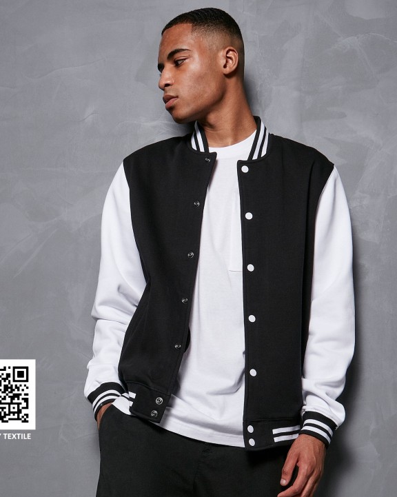 BUILD YOUR BRAND COLLEGE JACKET Jacke personalisierbar