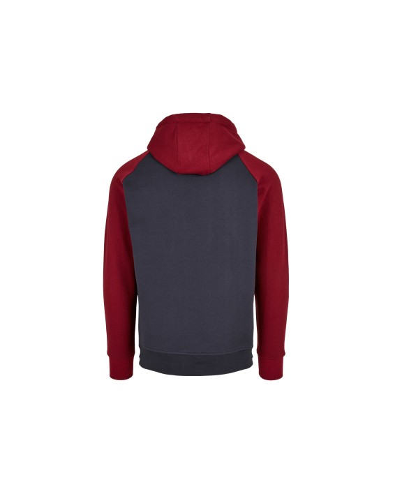 Sweat-shirt personnalisable BUILD YOUR BRAND BASIC RAGLAN HOODY