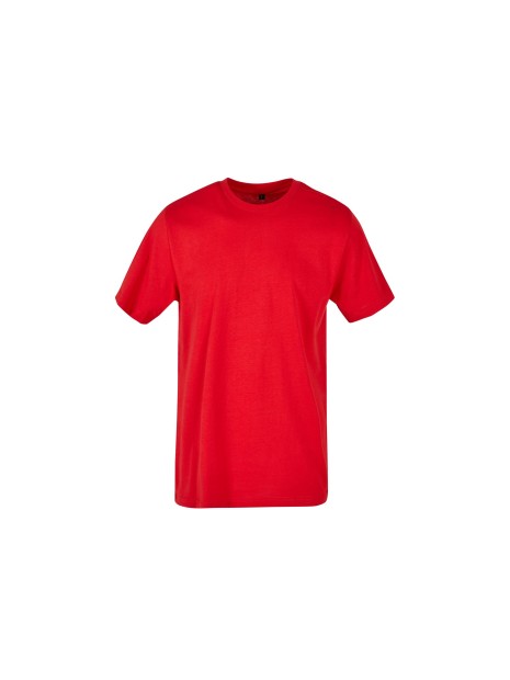 BUILD YOUR BRAND BASIC ROUND NECK T-SHIRT city red personnalisable