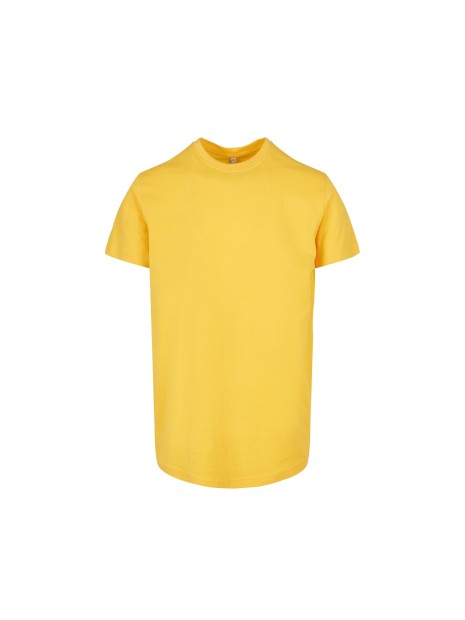 BUILD YOUR BRAND BASIC ROUND NECK T-SHIRT taxi yellow personnalisable