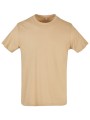BUILD YOUR BRAND BASIC ROUND NECK T-SHIRT u. beige personnalisable