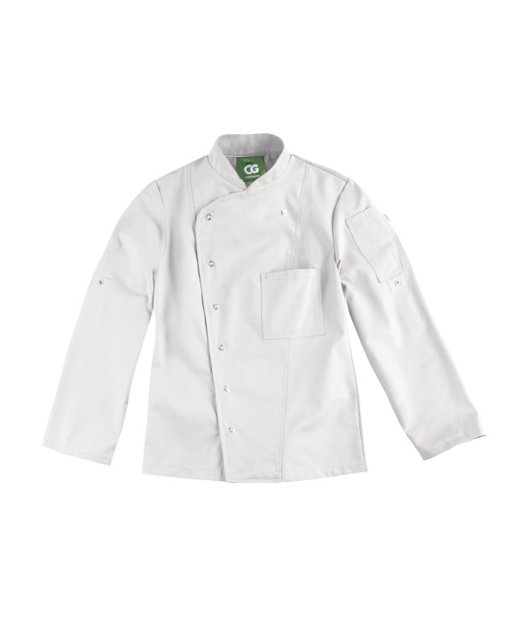 Tablier personnalisable CG INTERNATIONAL Ladies´ Chef Jacket Turin GreeNature