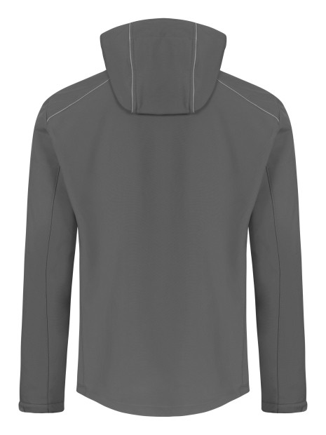 PROMODORO MEN'S WARM SOFTSHELL JACKET gris acier personnalisable
