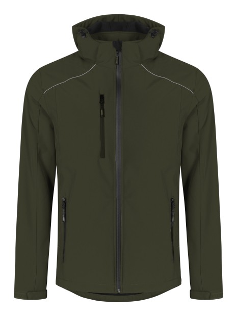 PROMODORO MEN'S WARM SOFTSHELL JACKET khaki personnalisable