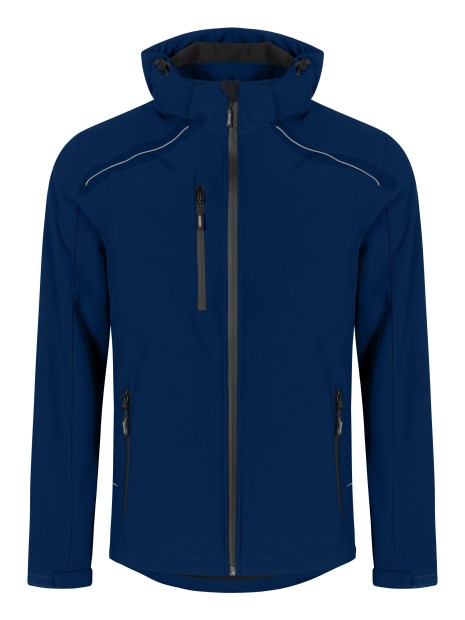 PROMODORO MEN'S WARM SOFTSHELL JACKET bleu marine personnalisable