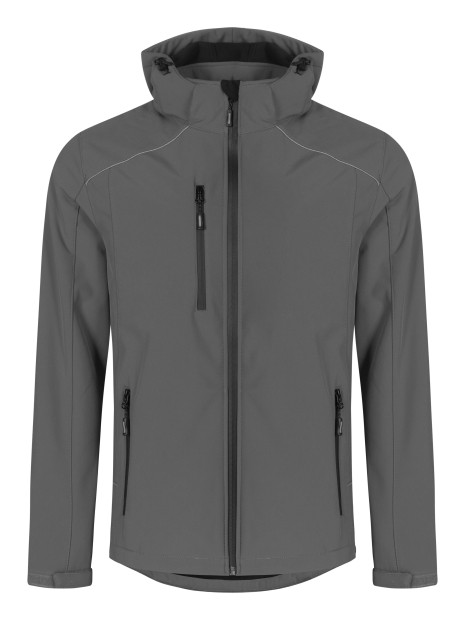 PROMODORO MEN'S WARM SOFTSHELL JACKET gris acier personnalisable