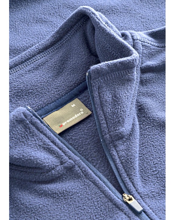 PROMODORO Men´s Recycled Fleece Troyer Polar Fleece personalisierbar
