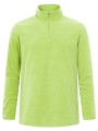 PROMODORO Men´s Recycled Fleece Troyer vert lime personnalisable
