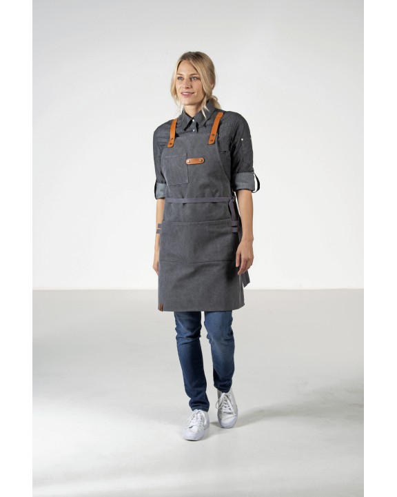 Tablier personnalisable EXNER Bib Apron Canvas With Decorative Label