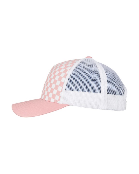 Casquette personnalisable FLEXFIT Checkerboard Retro Trucker