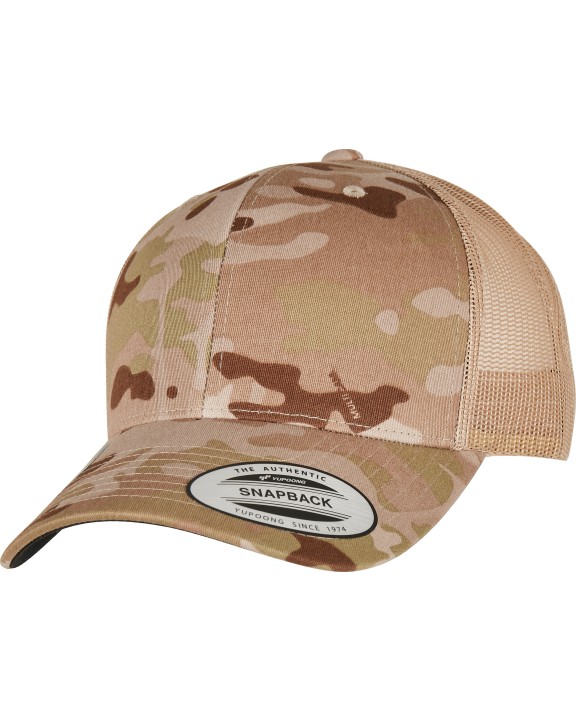 Casquette personnalisable FLEXFIT Casquette retro trucker multicam
