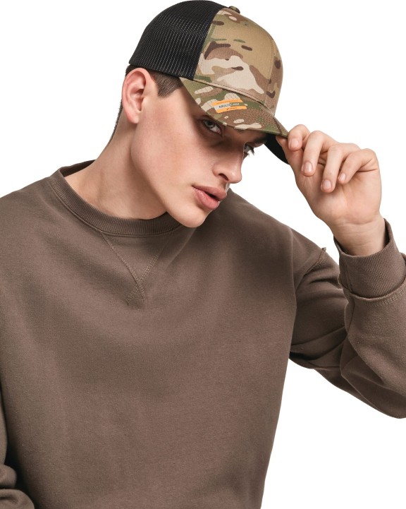 FLEXFIT Multicam Retro-Trucker-Kappe Kappe personalisierbar