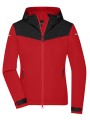 JAMES & NICHOLSON Ladies´ Allweather Jacket light red/black/light red personnalisable