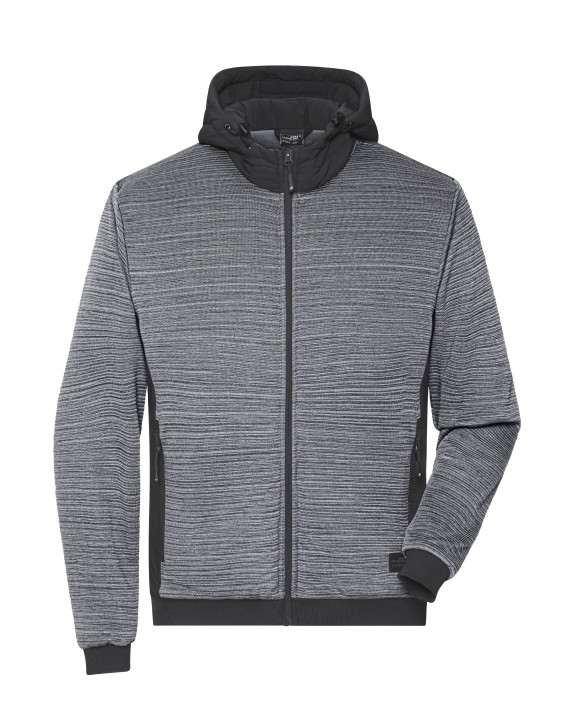 Veste personnalisable JAMES & NICHOLSON Men´s Padded Hybrid Jacket