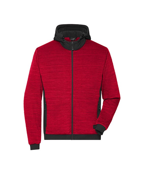 Veste personnalisable JAMES & NICHOLSON Men´s Padded Hybrid Jacket