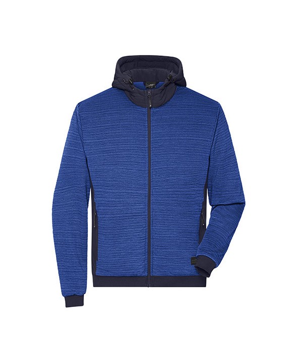 Veste personnalisable JAMES & NICHOLSON Men´s Padded Hybrid Jacket