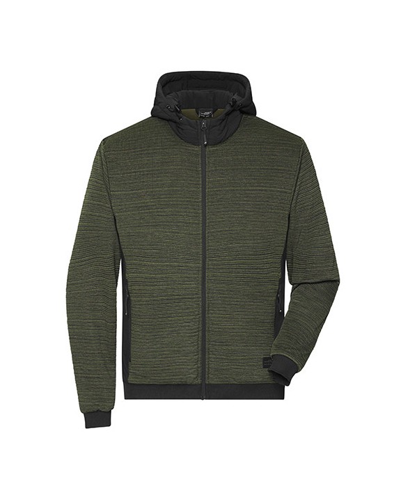 Veste personnalisable JAMES & NICHOLSON Men´s Padded Hybrid Jacket