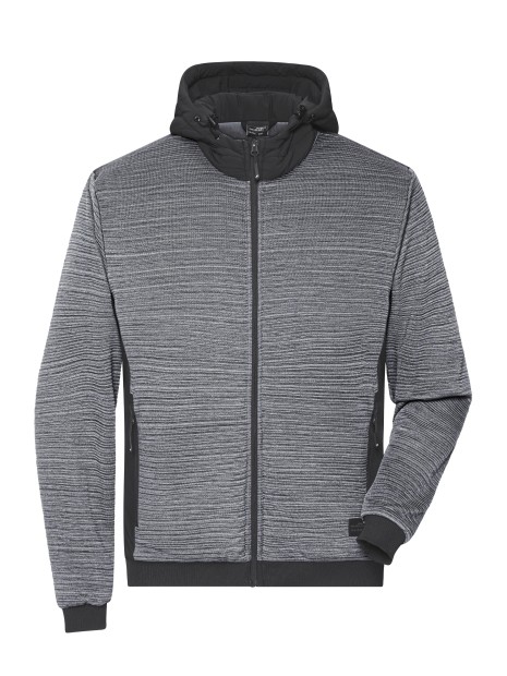 JAMES & NICHOLSON Men´s Padded Hybrid Jacket  personnalisable