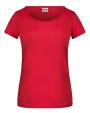 T-shirt JAMES & NICHOLSON Ladies´-T voor bedrukking &amp; borduring