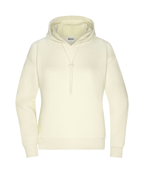 Sweater JAMES & NICHOLSON Ladies´ Lounge Hoody voor bedrukking &amp; borduring