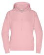Sweater JAMES & NICHOLSON Ladies´ Lounge Hoody voor bedrukking &amp; borduring