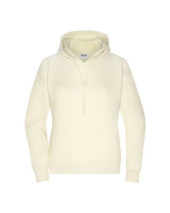 Sweater JAMES & NICHOLSON Ladies´ Lounge Hoody voor bedrukking &amp; borduring
