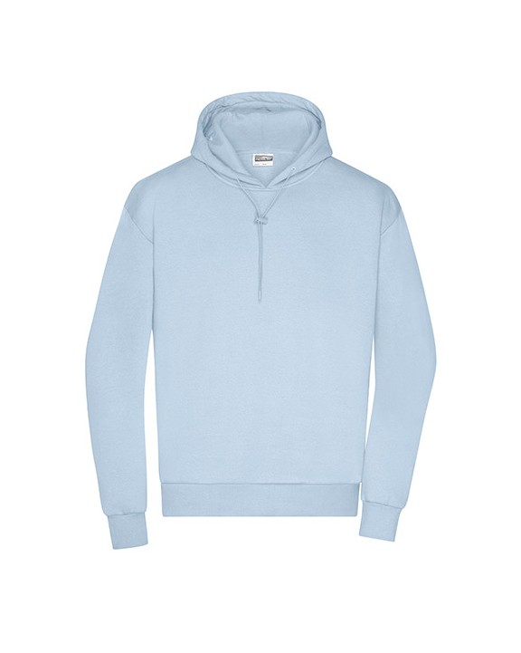 Sweater JAMES & NICHOLSON Men´s Lounge Hoody voor bedrukking &amp; borduring