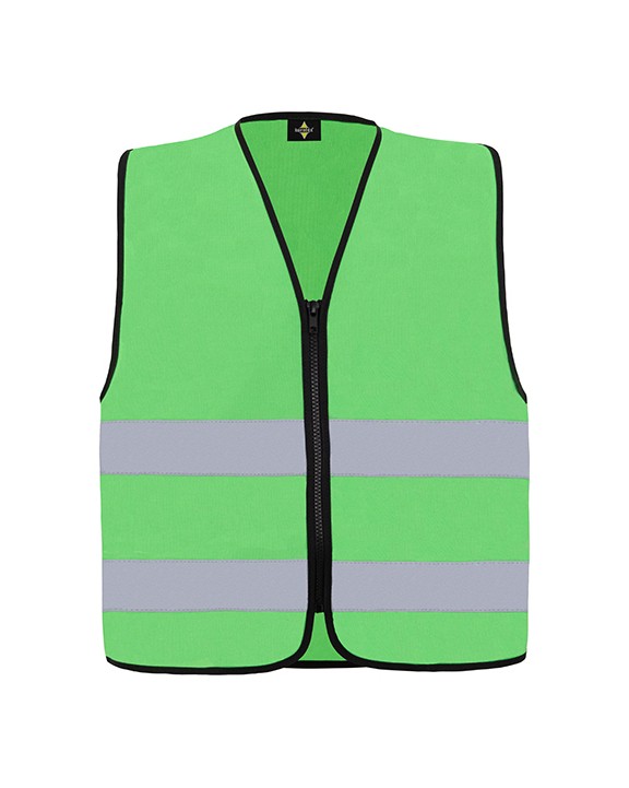 Gilet de sécurité personnalisable KORNTEX SAFETY VEST WITH ZIPPER "COLOGNE"