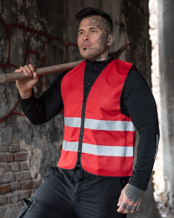 KORNTEX SAFETY VEST WITH ZIPPER "COLOGNE" Warnweste personalisierbar
