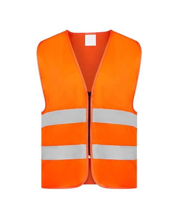 Gilet de sécurité personnalisable KORNTEX SAFETY VEST WITH ZIPPER "COLOGNE"