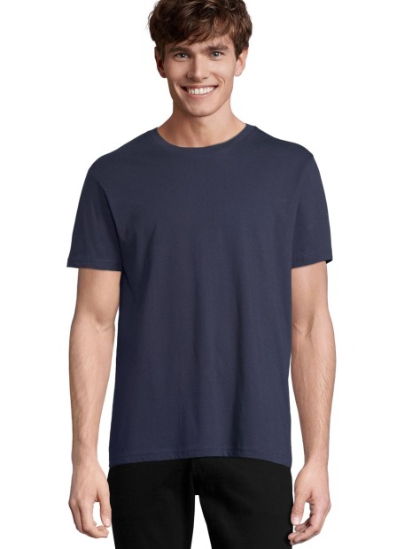T-Shirts à personnaliser SOL'S Unisex Odyssey T-Shirt marine recyclé