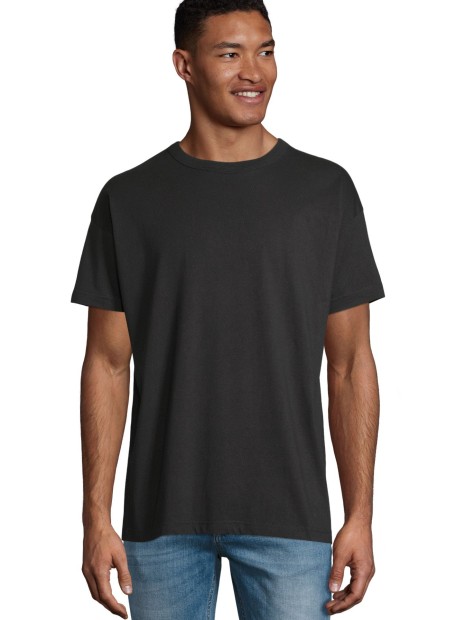 T-Shirts à personnaliser SOL'S Men´s Boxy Oversized T-Shirt noir profond