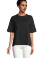 T-Shirts à personnaliser SOL'S Women´s Boxy Oversized T-Shirt noir profond