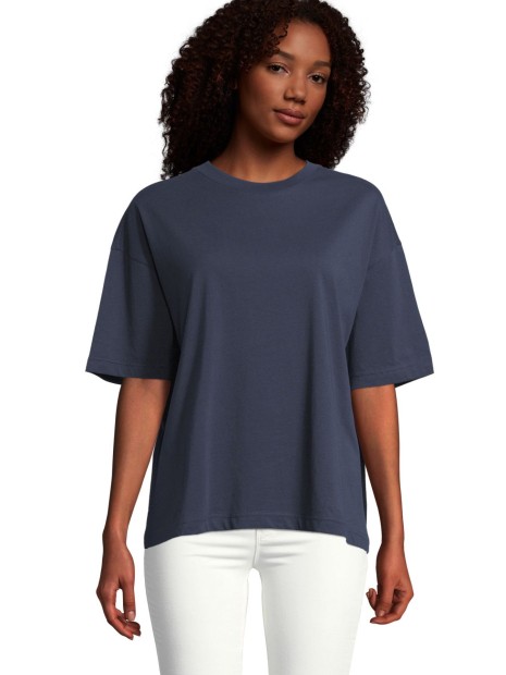 T-Shirts à personnaliser SOL'S Women´s Boxy Oversized T-Shirt french marine