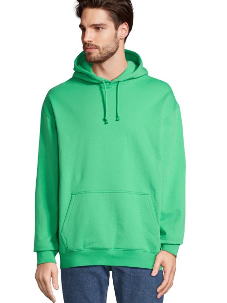 Sweat-shirts à personnaliser SOL'S Unisex Condor Hooded Sweatshirt vert printemps