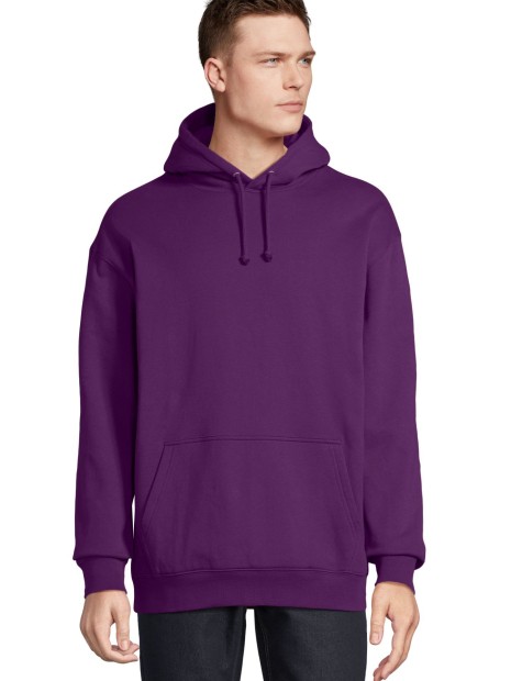 Sweat-shirts à personnaliser SOL'S Unisex Condor Hooded Sweatshirt violet astral