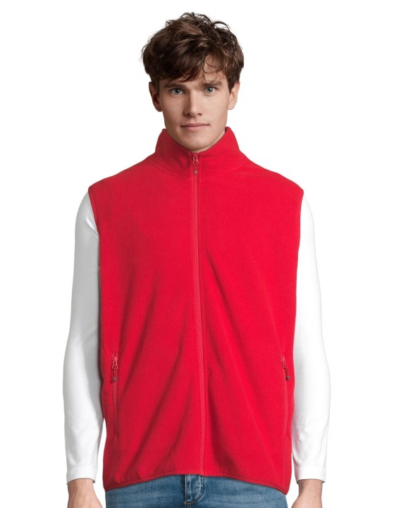 SOL'S Unisex Factor Zipped Fleece Bodywarmer Jacke personalisierbar