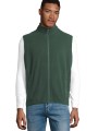Vestes à personnaliser SOL'S Unisex Factor Zipped Fleece Bodywarmer forest green