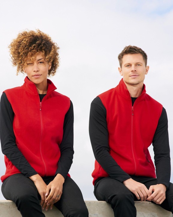 SOL'S Unisex Factor Zipped Fleece Bodywarmer Jacke personalisierbar