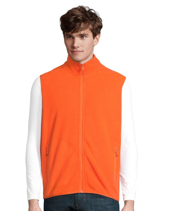 SOL'S Unisex Factor Zipped Fleece Bodywarmer Jacke personalisierbar