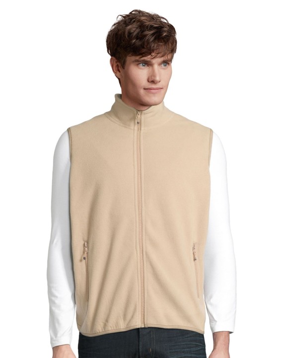 SOL'S Unisex Factor Zipped Fleece Bodywarmer Jacke personalisierbar