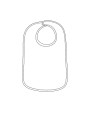 Article bébé personnalisable LINK SUBLIME Bib Interlock Double Layer