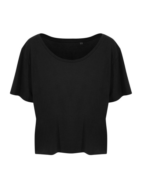 AWDIS DainTree EcoViscose Women´s Tee jet black personnalisable