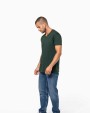 T-shirt KARIBAN Heren-t-shirt BIO150 IC V-hals voor bedrukking &amp; borduring