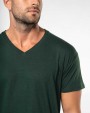 T-shirt KARIBAN Heren-t-shirt BIO150 IC V-hals voor bedrukking &amp; borduring