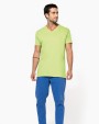 T-shirt KARIBAN Heren-t-shirt BIO150 IC V-hals voor bedrukking &amp; borduring