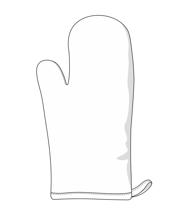 LINK SUBLIME Oven Mitt Sublimation Accessoire personalisierbar