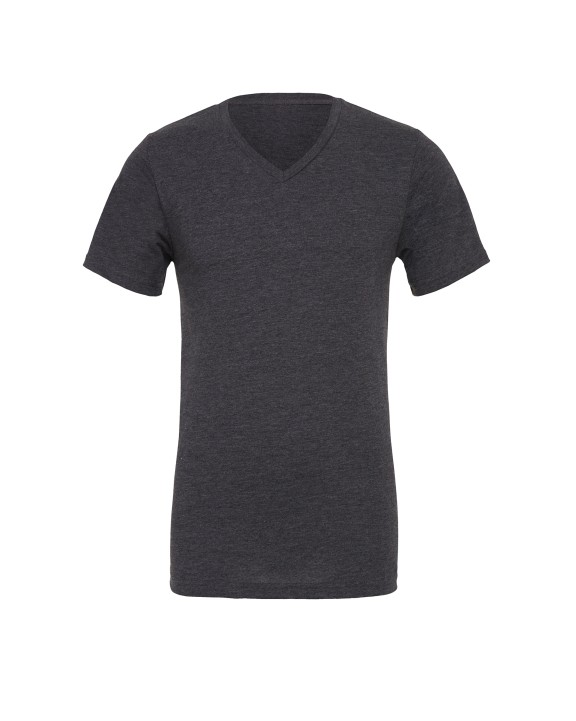 BELLA-CANVAS Unisex Heather CVC Short Sleeve V-Neck Tee T-Shirt personalisierbar